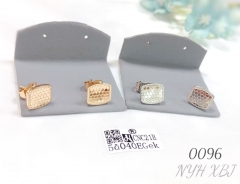 18K real gold fish scale earrings jewelry gift