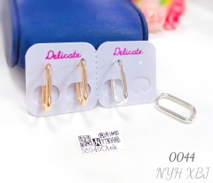 Oval Earrings Geometric Fashion Jewelry