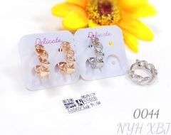 Glossy Twist Hoop Earrings