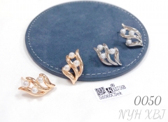 Small pearl stud earrings