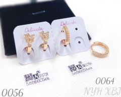 Popular zircon earrings