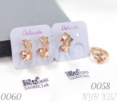 Zirconia Twist Earrings