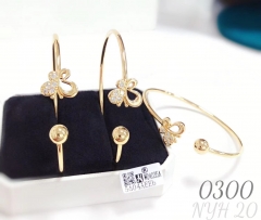 Wholesale of fashionable butterfly zircon gold-plated bracelets
