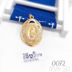 DIY Jewelry making of Cubic zirconia Pendant from the Virgin Mary of Jewelry