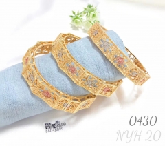 Set of 3 minimalist cuff bracelets