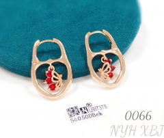 Unique knotted earrings