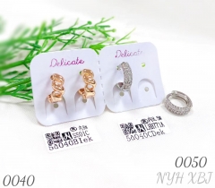 Women's Fashion Zircon Hoop Earrings