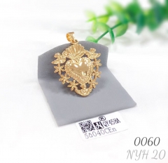 Wholesale simple hollow heart-shaped pendant DIY