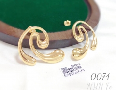 Women's hollow irregular earrings