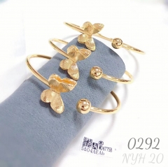 Butterfly Open Bracelet Jewelry Set (3 Pieces)