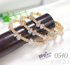 Wholesale gold-plated jewelry bracelets and zircon bracelets