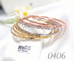 Popular high-quality three-color thin bracelet for women