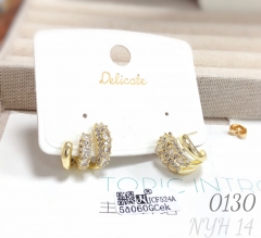 Designer high-quality jewelry accessories, zircon earrings