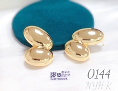 Trendy design gold-plated stud earrings fashion jewelry