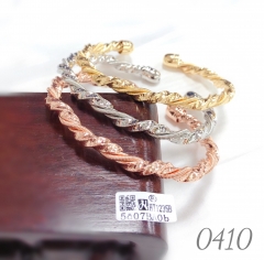 High Quality Three Kinds of Color Copper Bangle Bracelet