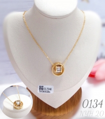 Hot-selling 18K gold-plated everyday pendant necklace