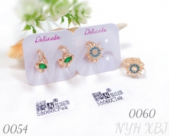 Champagne Gold Turquoise Women's Earrings