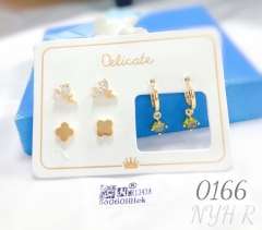 Green zircon pendant earring set