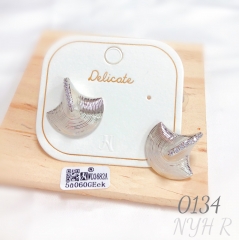 New style fashion gold/silver stud earring