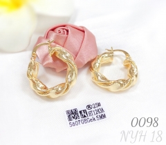 High-quality twisted geometric style jewelry and fashion earrings