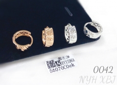 Stylish gold-plated silver cute earrings for women