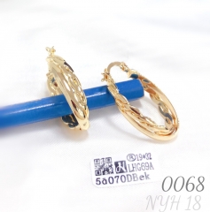 Wholesale minimalist 18K gold-plated geometric earrings and jewelry
