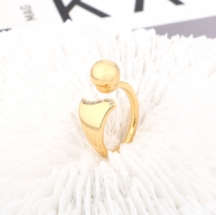 Simple, everyday, stylish adjustable ring