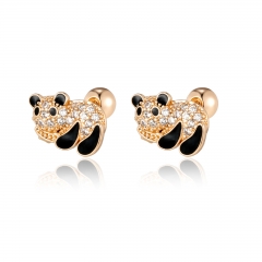 Trendy and cute panda earrings