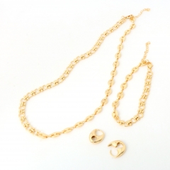 Sequin Link 3-Piece Jewelry Set