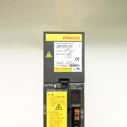 90% new condition fanuc servo driver A06B-6096-H202