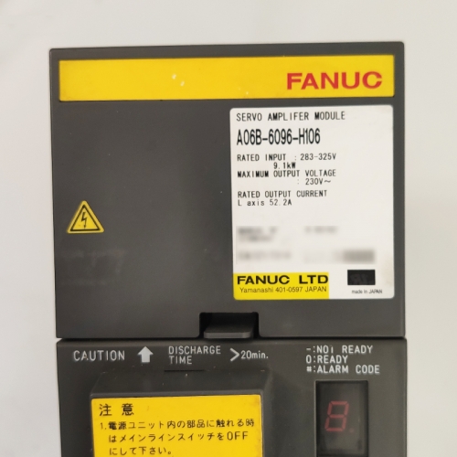 90% new condition fanuc servo amplifier A06B-6096-H106