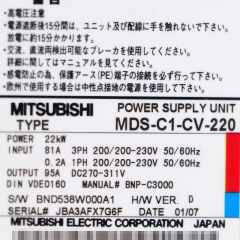 MDS-C1-CV-220 Mitsubshi Electric Power Supply Unit used 90% new condition in stock