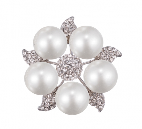 Pearl Cluster Brooch
