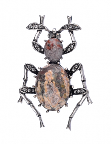 Large Beetle Bug Brooch Pin
