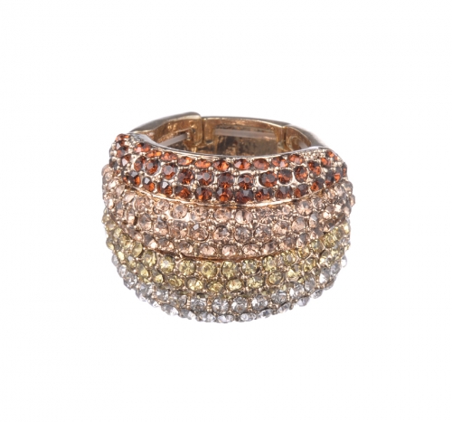 Micro Pave Multi-Layer Ring