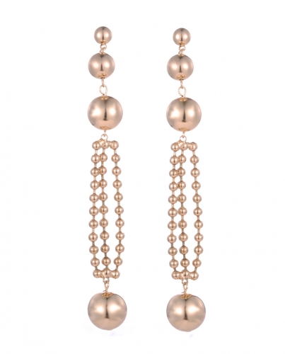 "Swinger" Ball Drop Earrings