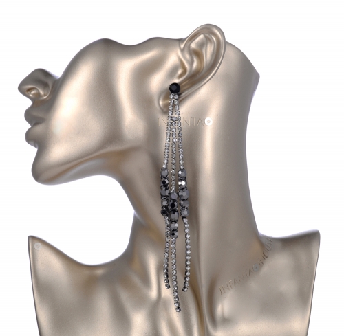 "Swinger" Cup Chain Earrings