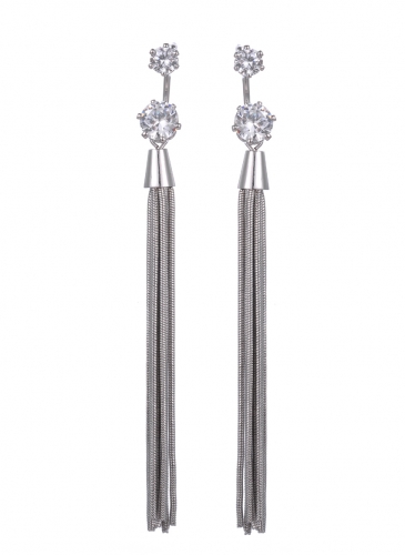 Snake Chain Tassel Earring