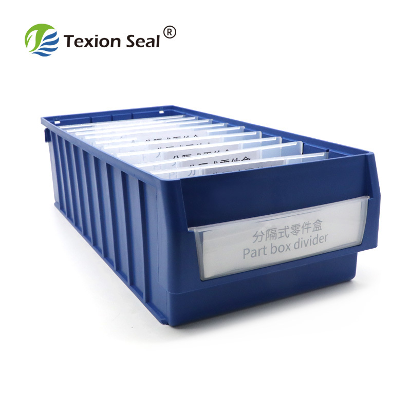 TXPB-011 de stockage pp en plastique boîte de pièces de rechange étagère en plastique boîtes de rangement bacs