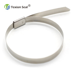 TXST002 braçadeira de cabo ss de aço inoxidável revestida de náilon braçadeira de aço inoxidável