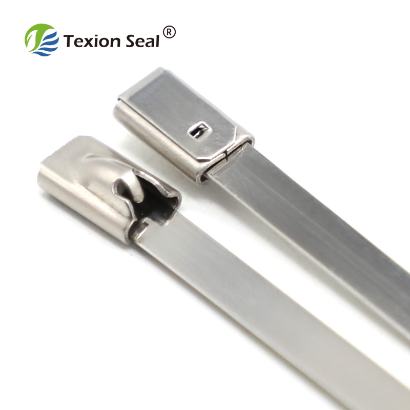 TXST003 pince à cravate en acier inoxydable cravate en acier inoxydable rouge en acier inoxydable