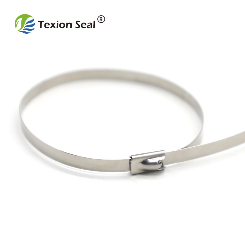 TXST003 pince à cravate en acier inoxydable cravate en acier inoxydable rouge en acier inoxydable