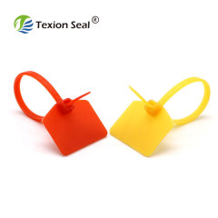 Indicative seal tamper evident security red pull tight plastic seal