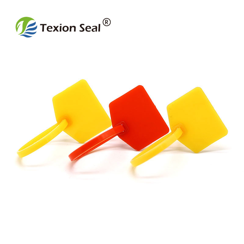 Indicative seal tamper evident security red pull tight plastic seal