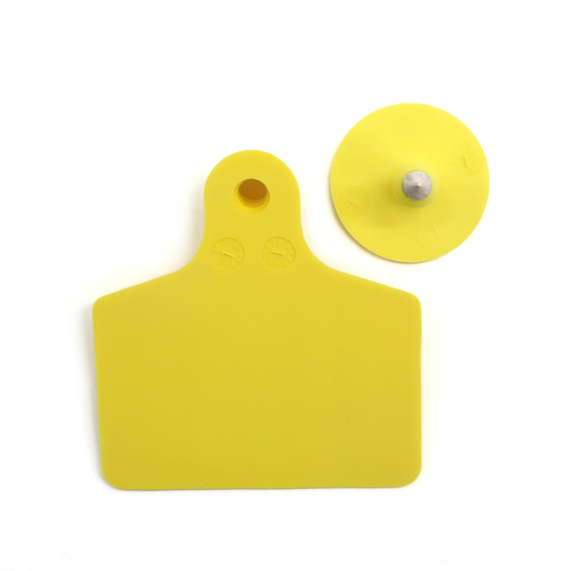 Hohe qualität glow rinder ohr tag kuh dreieck ohr tag