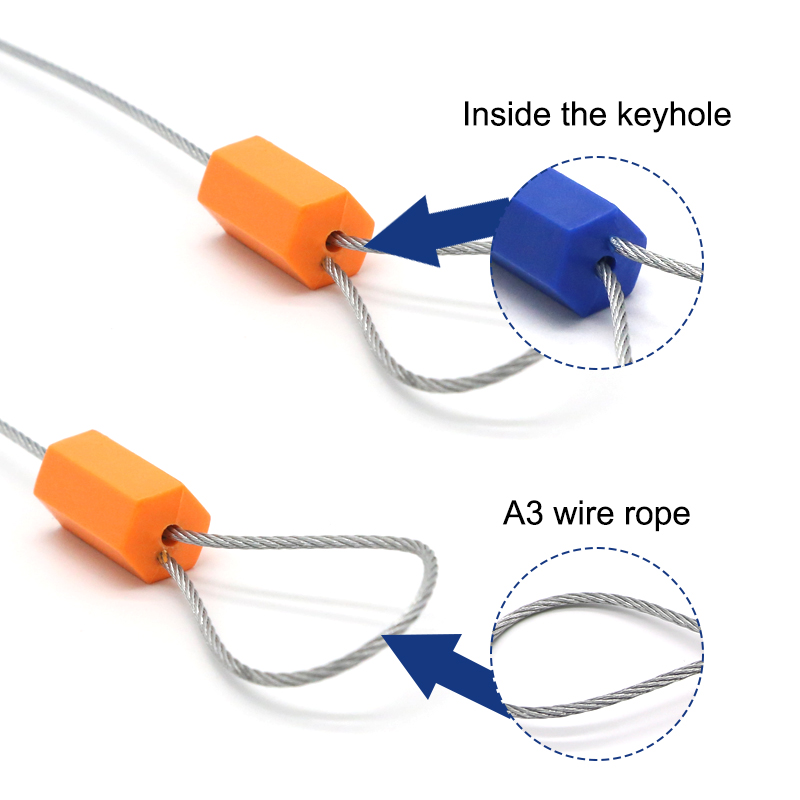 TX-CS201 Locking length adjustable container cable seal