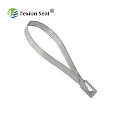 Chine joint une fois en plastique de verrouillage des bagages junchuang bracelet en métal joint pour boîte de carton poste courrier