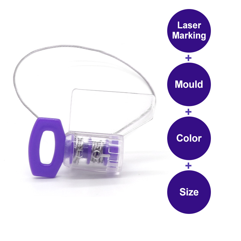 TX-MS102 Seal lock company high security lock for shipping seals plastic twist meter seal