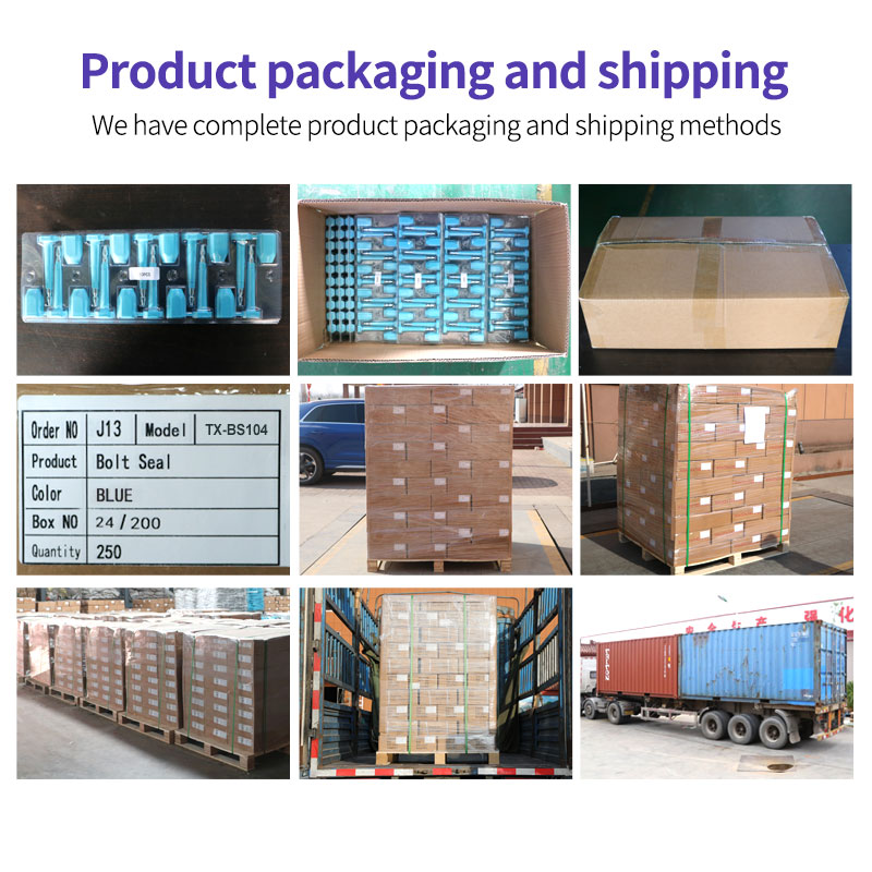 TX-BS104 Security Bolt Seal Container Seals With Serial Number