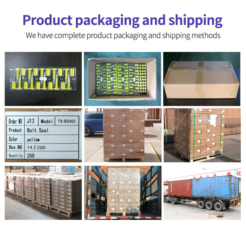 Tamper Proof Security Bolt Seal For Cargo Containers